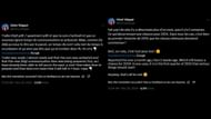 Chris Klippel's tweets in question (Images via X)